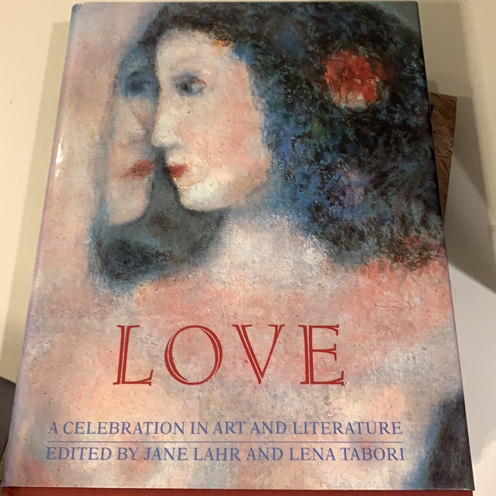 Love coffee table book compilation literature & art visual prints stories poetry